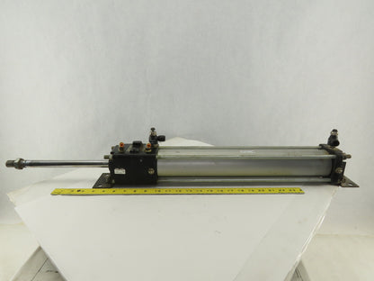 SMC CDLALN63-400-D-X1US 63mm Bore 400mm Stroke Double Acting Rod Lock Cylinder