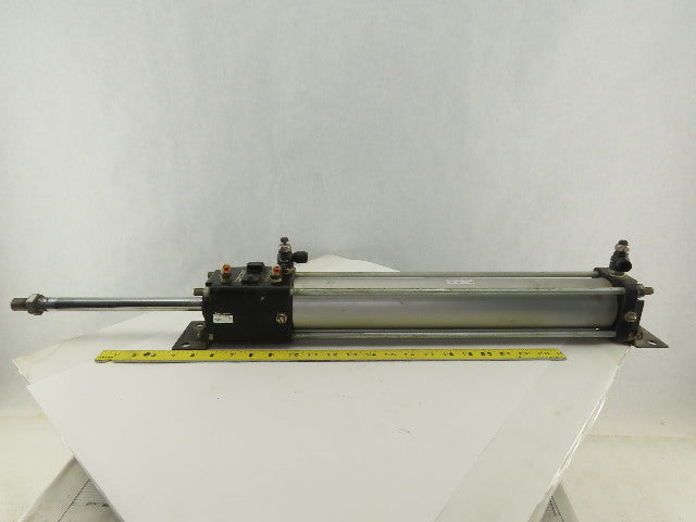 SMC CDLALN63-400-D-X1US 63mm Bore 400mm Stroke Double Acting Rod Lock Cylinder