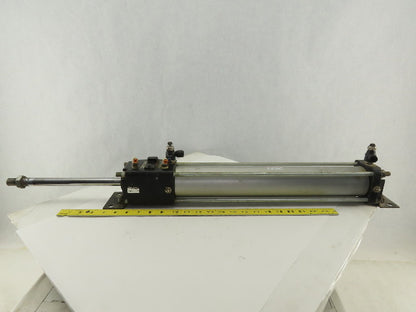 SMC CDLALN63-400-D-X1US 63mm Bore 400mm Stroke Double Acting Rod Lock Cylinder