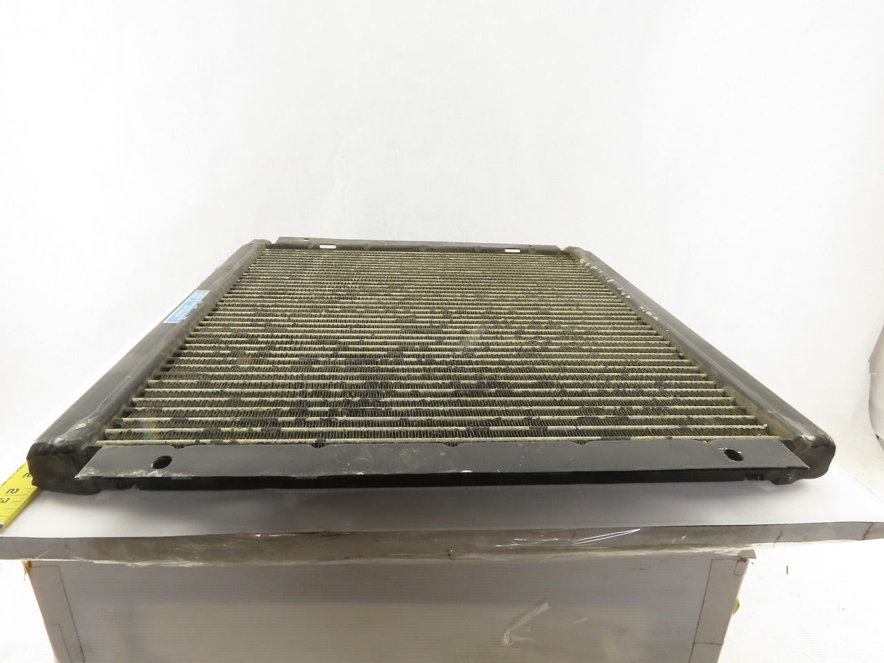 Ingersoll Rand 1E3236C 20-1/4 x 17-3/4" Finned Aluminum Cooler Plate 3/4" Ports