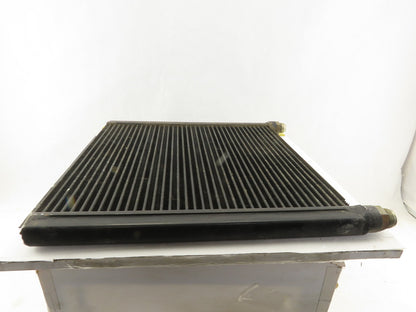 Ingersoll Rand 1E3236C 20-1/4 x 17-3/4" Finned Aluminum Cooler Plate 3/4" Ports