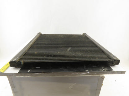 Ingersoll Rand 1E3236C 20-1/4 x 17-3/4" Finned Aluminum Cooler Plate 3/4" Ports