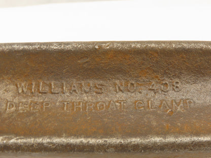 Williams Number 408 8" x 4" Throat C-Clamp