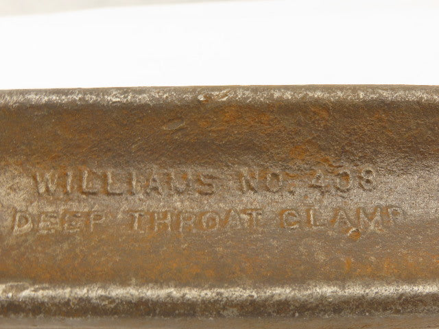 Williams Number 408 8" x 4" Throat C-Clamp