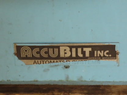 ACCUBILT Robot Welder 96" Horizontal 180° Rotary Indexing Turn Table 180VDC