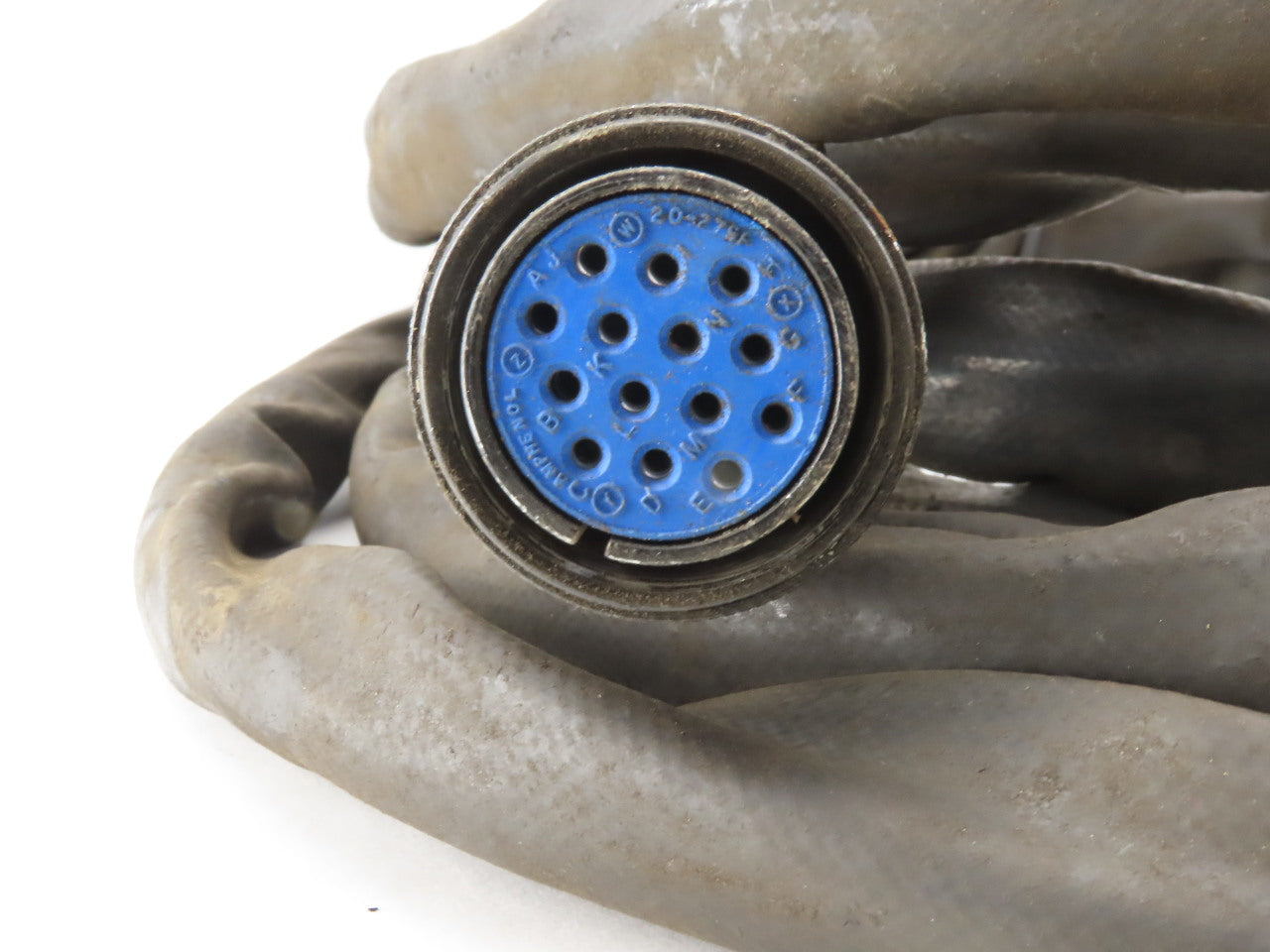 14 Pin Male Female Welding Control Cable Heat Shroud Jacketed Pigtail 25' OAL