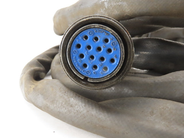 14 Pin Male Female Welding Control Cable Heat Shroud Jacketed Pigtail 25' OAL