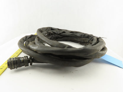 14 Pin Male Female Welding Control Cable Heat Shroud Jacketed Pigtail 25' OAL