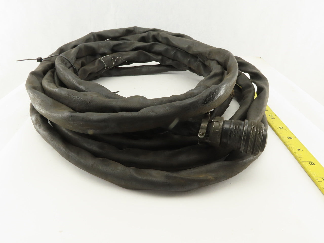 14 Pin Male Female Welding Control Cable Heat Shroud Jacketed Pigtail 25' OAL