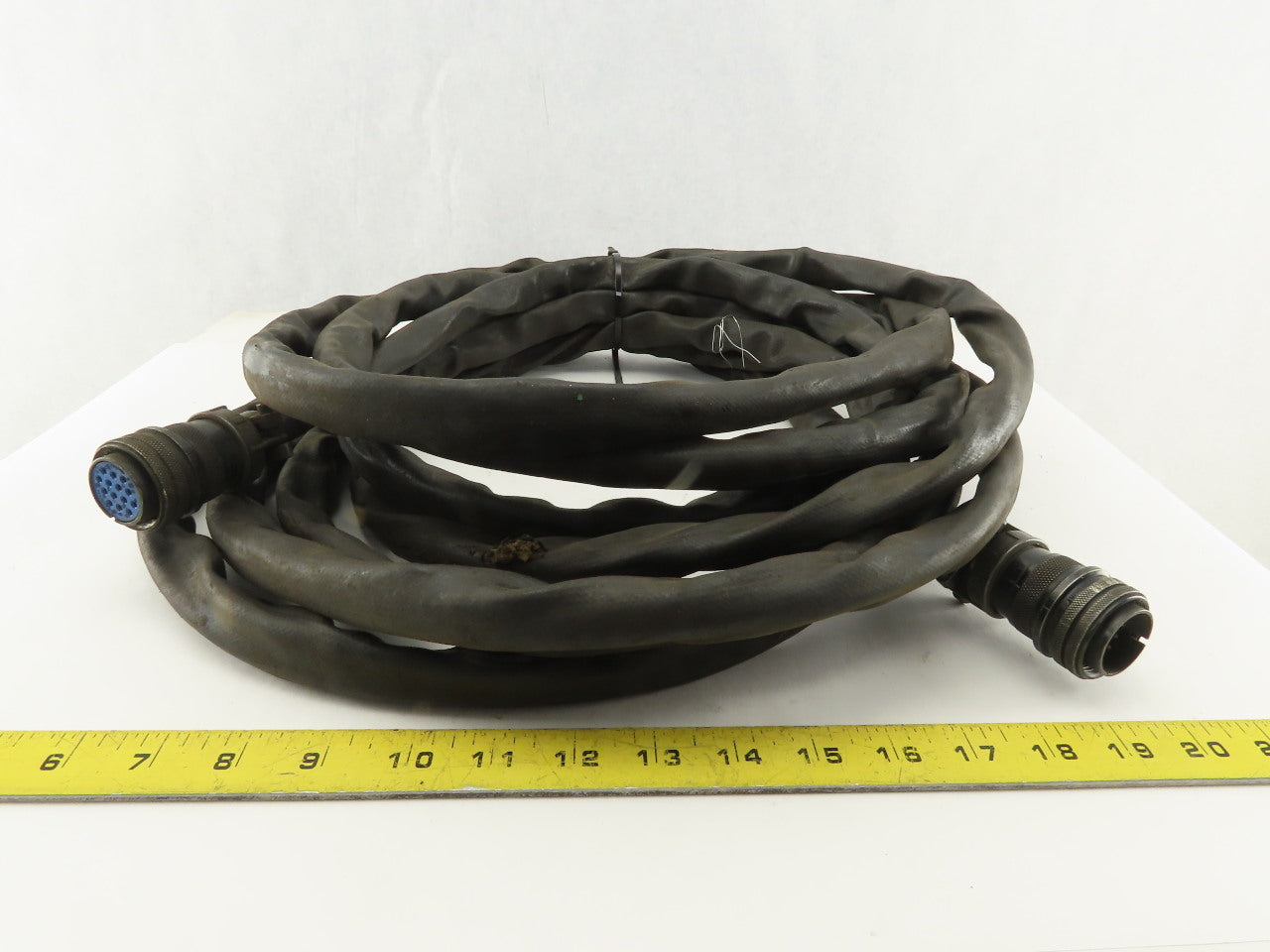 14 Pin Male Female Welding Control Cable Heat Shroud Jacketed Pigtail 25' OAL
