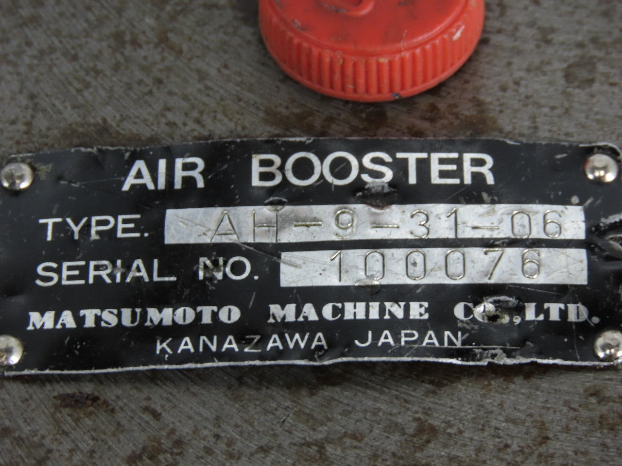 Matsumoto MD322R-81 Rotary Table T-300 Tail Stock Air Booster AH-9-31-06 CNC