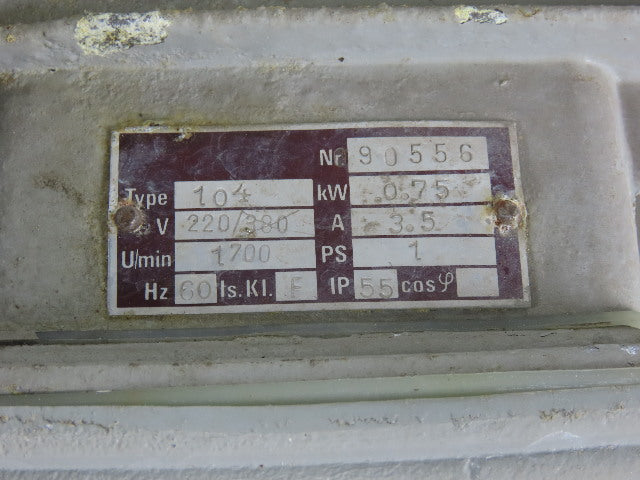 Rietschle CLFE 16V 0.75kW 230/380V 3Ph 15m3/h 1700RPM Vacuum Pump