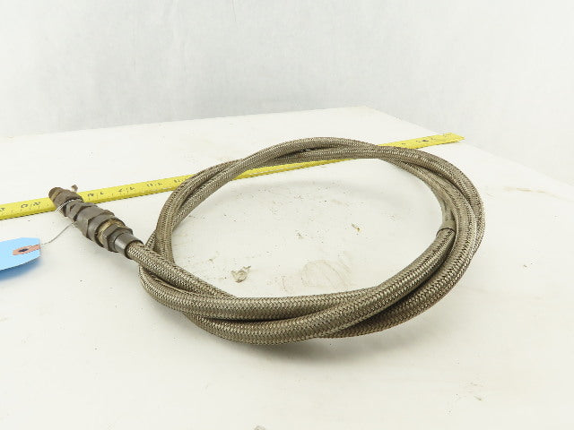 3/8 x 1/4" Braided Hose Stainless Steel 2500 PSI 6'