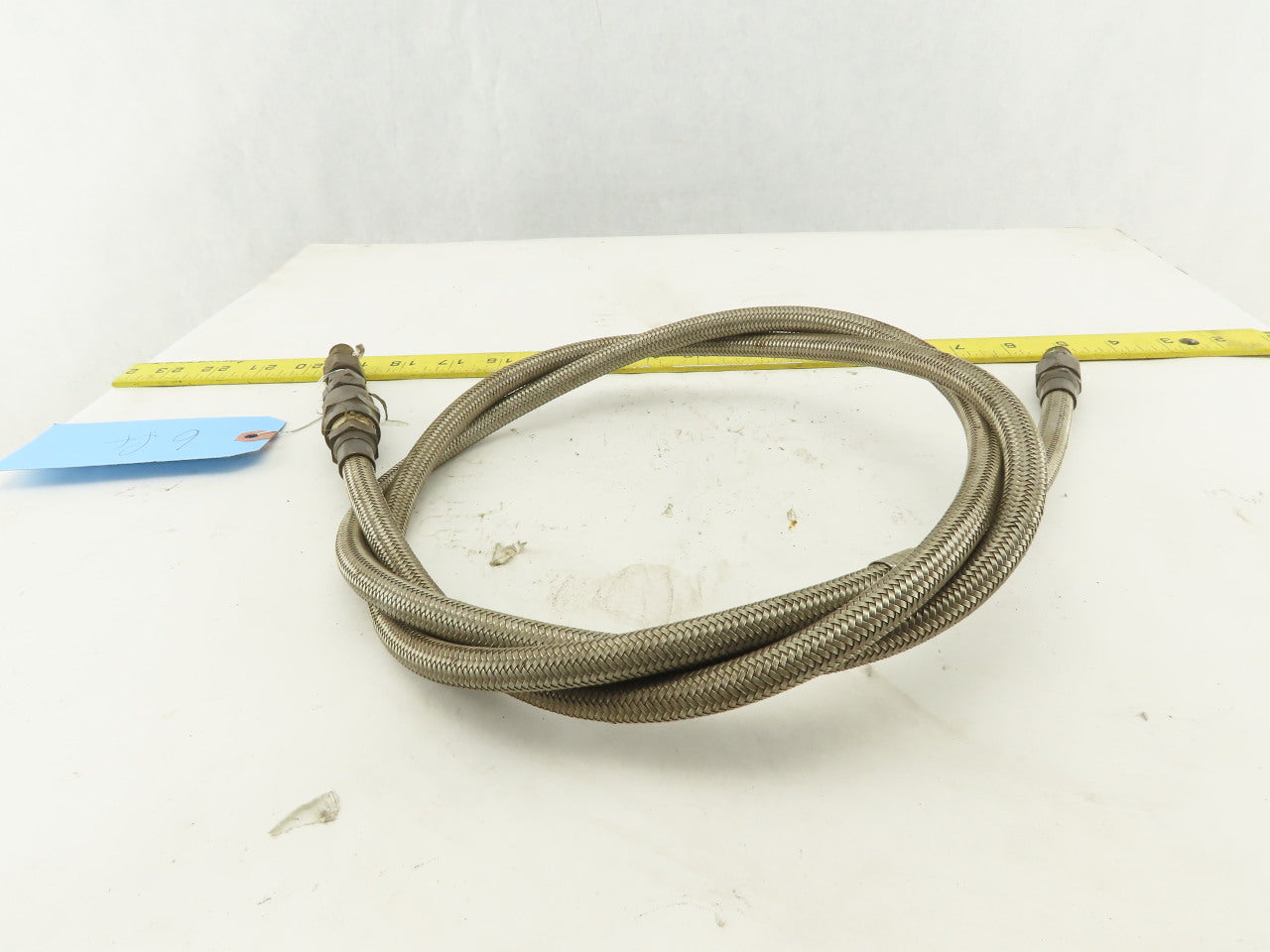 3/8 x 1/4" Braided Hose Stainless Steel 2500 PSI 6'