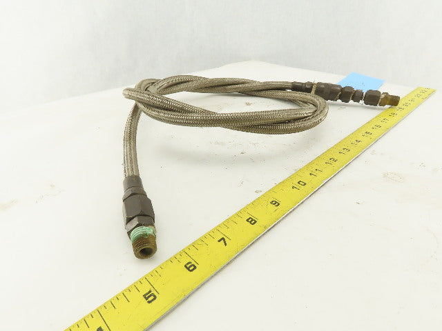 3/8 x 1/4" Braided Hose Stainless Steel 2500 PSI 6'