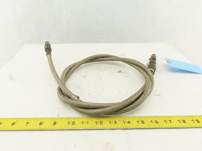 3/8 x 1/4" Braided Hose Stainless Steel 2500 PSI 6'