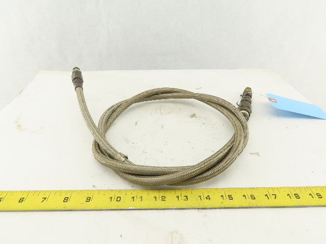3/8 x 1/4" Braided Hose Stainless Steel 2500 PSI 6'