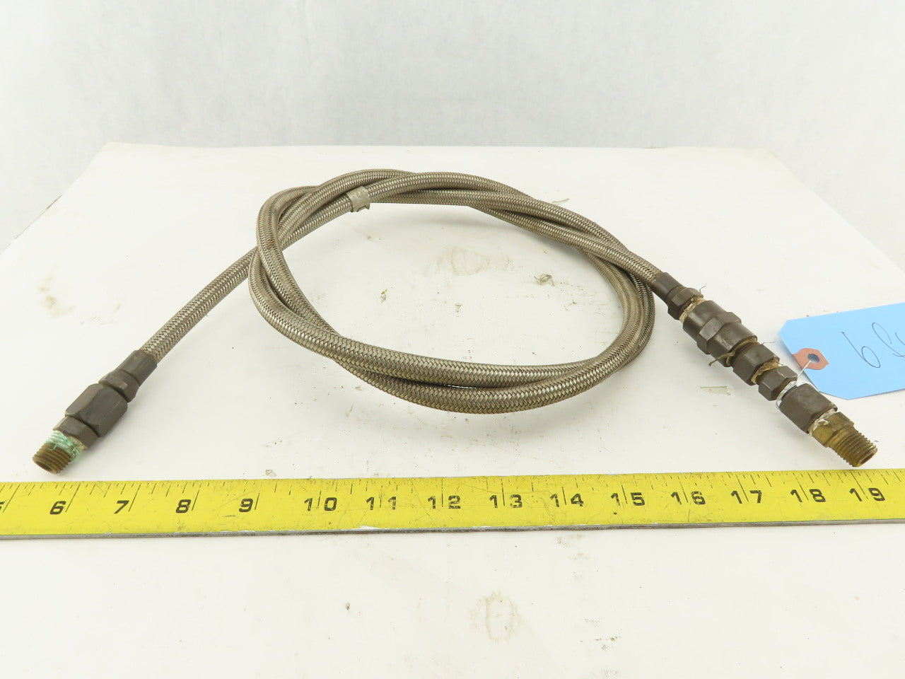 3/8 x 1/4" Braided Hose Stainless Steel 2500 PSI 6'