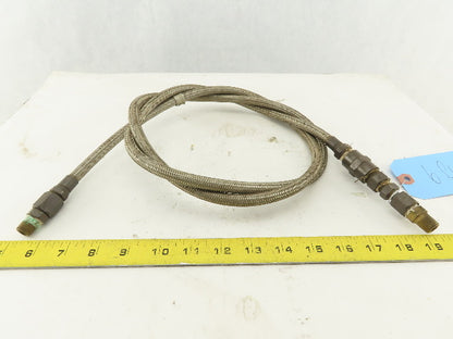 3/8 x 1/4" Braided Hose Stainless Steel 2500 PSI 6'