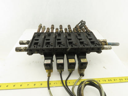 Norgren SXE9673A600028NA 5/3 Position Double Solenoid Valve Bank