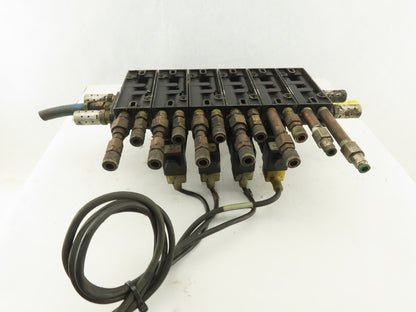 Norgren SXE9673A600028NA 5/3 Position Double Solenoid Valve Bank