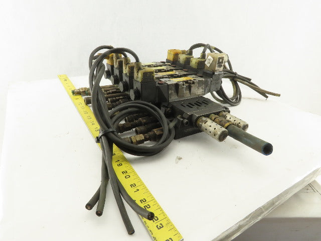 Norgren SXE9673A600028NA 5/3 Position Double Solenoid Valve Bank