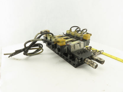 Norgren SXE9673A600028NA 5/3 Position Double Solenoid Valve Bank