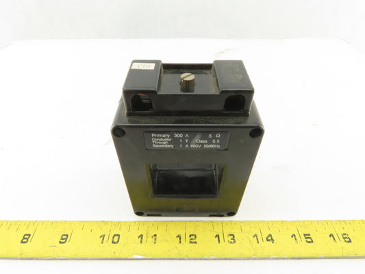 300A 5 Ohm Primary 1A Secondary 1 Pass Current Transformer Class 0.5