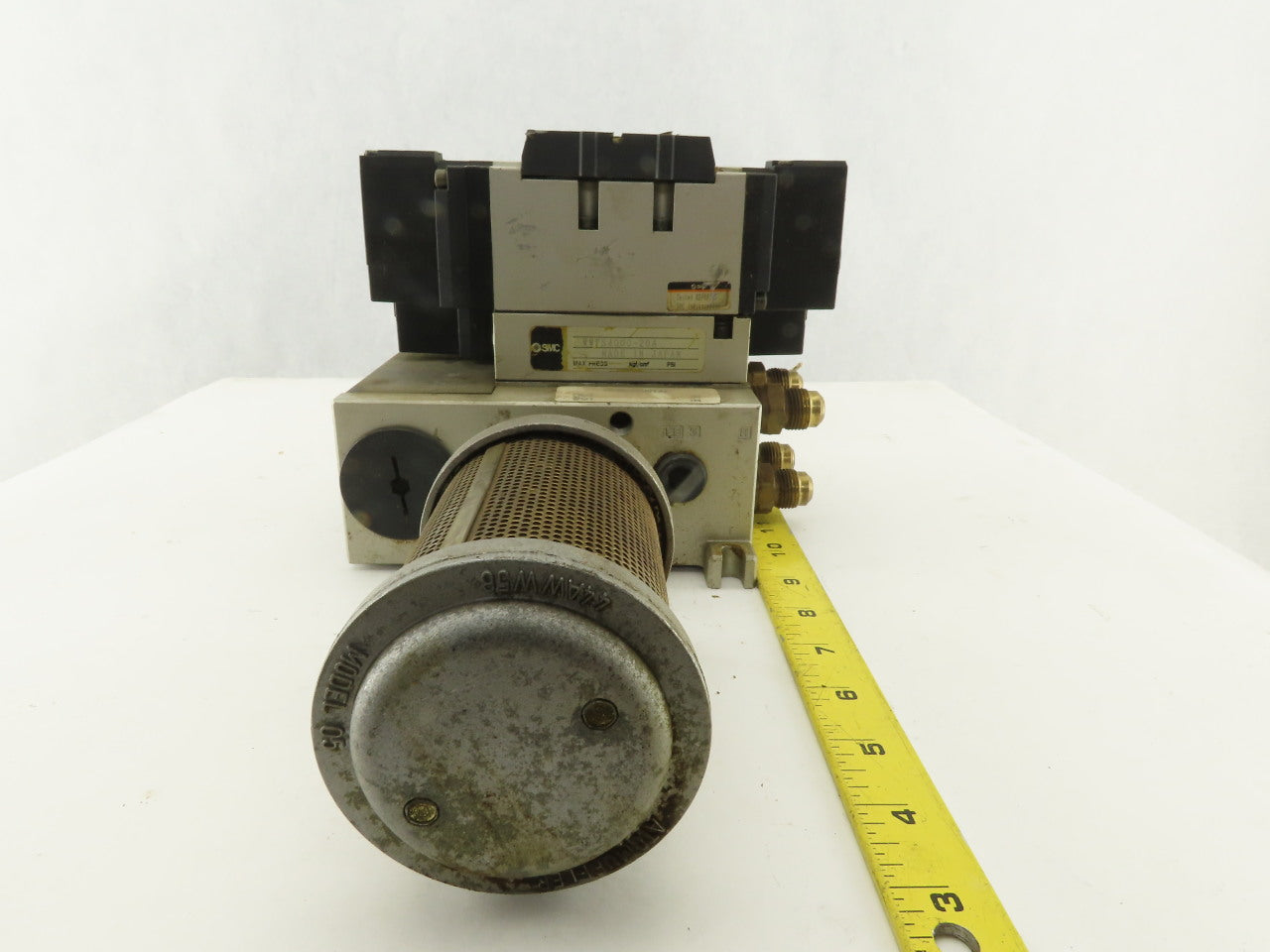SMC VFS4500-5FZ 5/3 Way Valve Bank Manifold Assembly 24 VDC Coil