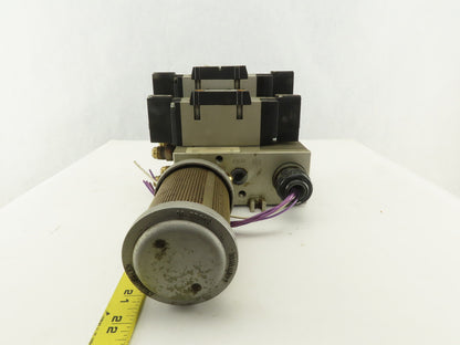 SMC VFS4500-5FZ 5/3 Way Valve Bank Manifold Assembly 24 VDC Coil