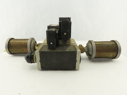 SMC VFS4500-5FZ 5/3 Way Valve Bank Manifold Assembly 24 VDC Coil