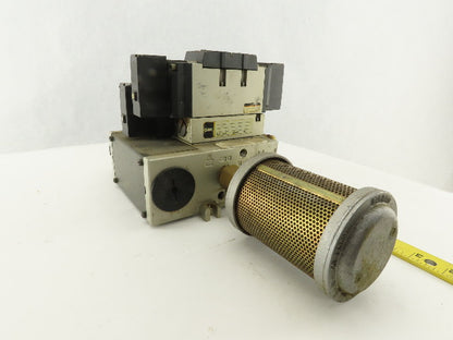 SMC VFS4500-5FZ 5/3 Way Valve Bank Manifold Assembly 24 VDC Coil