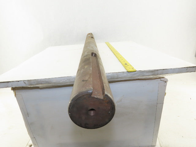 2-7/16" OD x 39" Long Steel Keyed Pulley Turbine Shaft