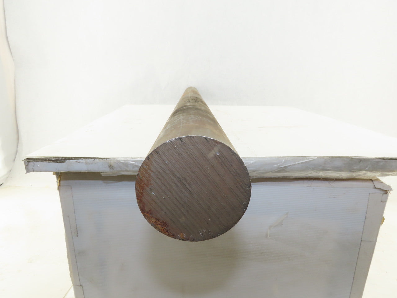 2-7/16" OD x 39" Long Steel Keyed Pulley Turbine Shaft