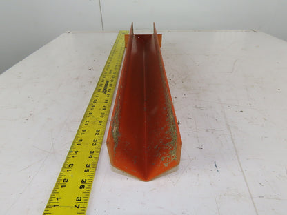 3" x 20" Floor Mount Pallet Rack Conveyor Leg Corner Guard Shield
