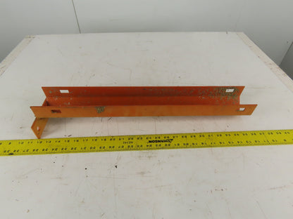 3" x 20" Floor Mount Pallet Rack Conveyor Leg Corner Guard Shield