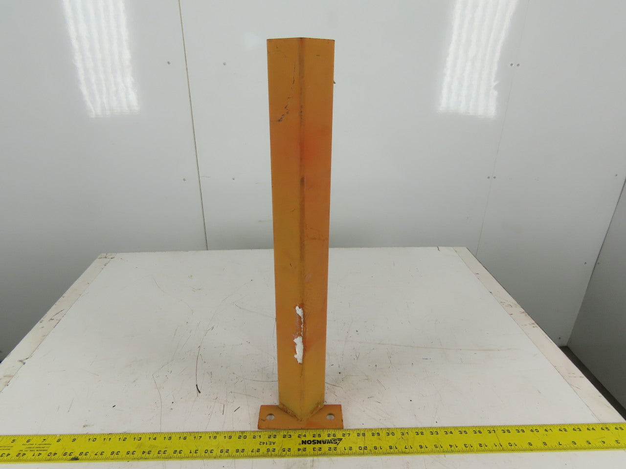 3" x 20" Floor Mount Pallet Rack Conveyor Leg Corner Guard Shield