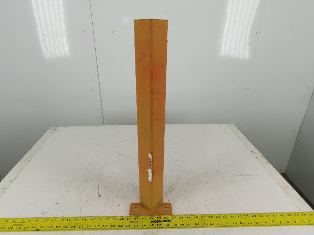 3" x 20" Floor Mount Pallet Rack Conveyor Leg Corner Guard Shield