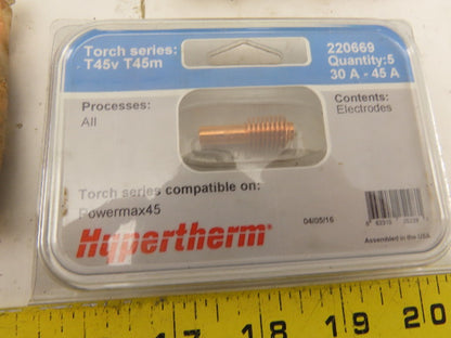Abicor Binzel Hypertherm Mixed Lot Robotic Welder Tips Diffusers 65+ Pieces