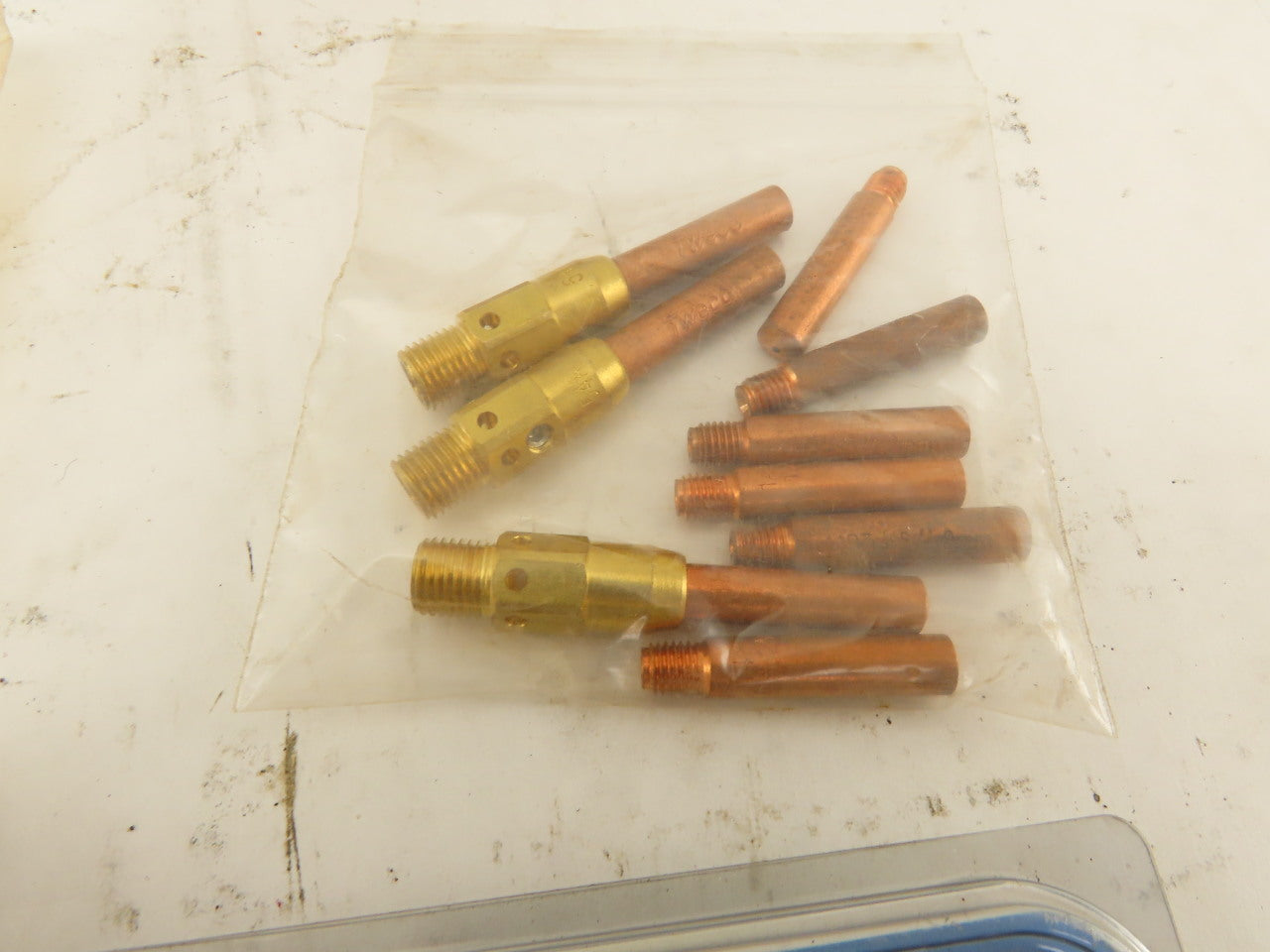 Abicor Binzel Hypertherm Mixed Lot Robotic Welder Tips Diffusers 65+ Pieces