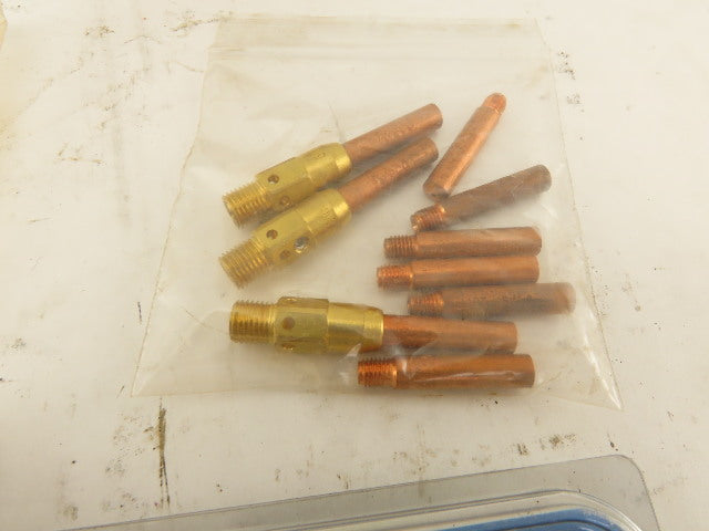 Abicor Binzel Hypertherm Mixed Lot Robotic Welder Tips Diffusers 65+ Pieces