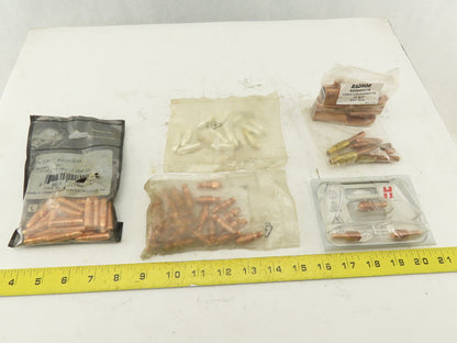Abicor Binzel Hypertherm Mixed Lot Robotic Welder Tips Diffusers 65+ Pieces
