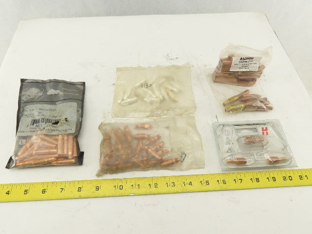 Abicor Binzel Hypertherm Mixed Lot Robotic Welder Tips Diffusers 65+ Pieces