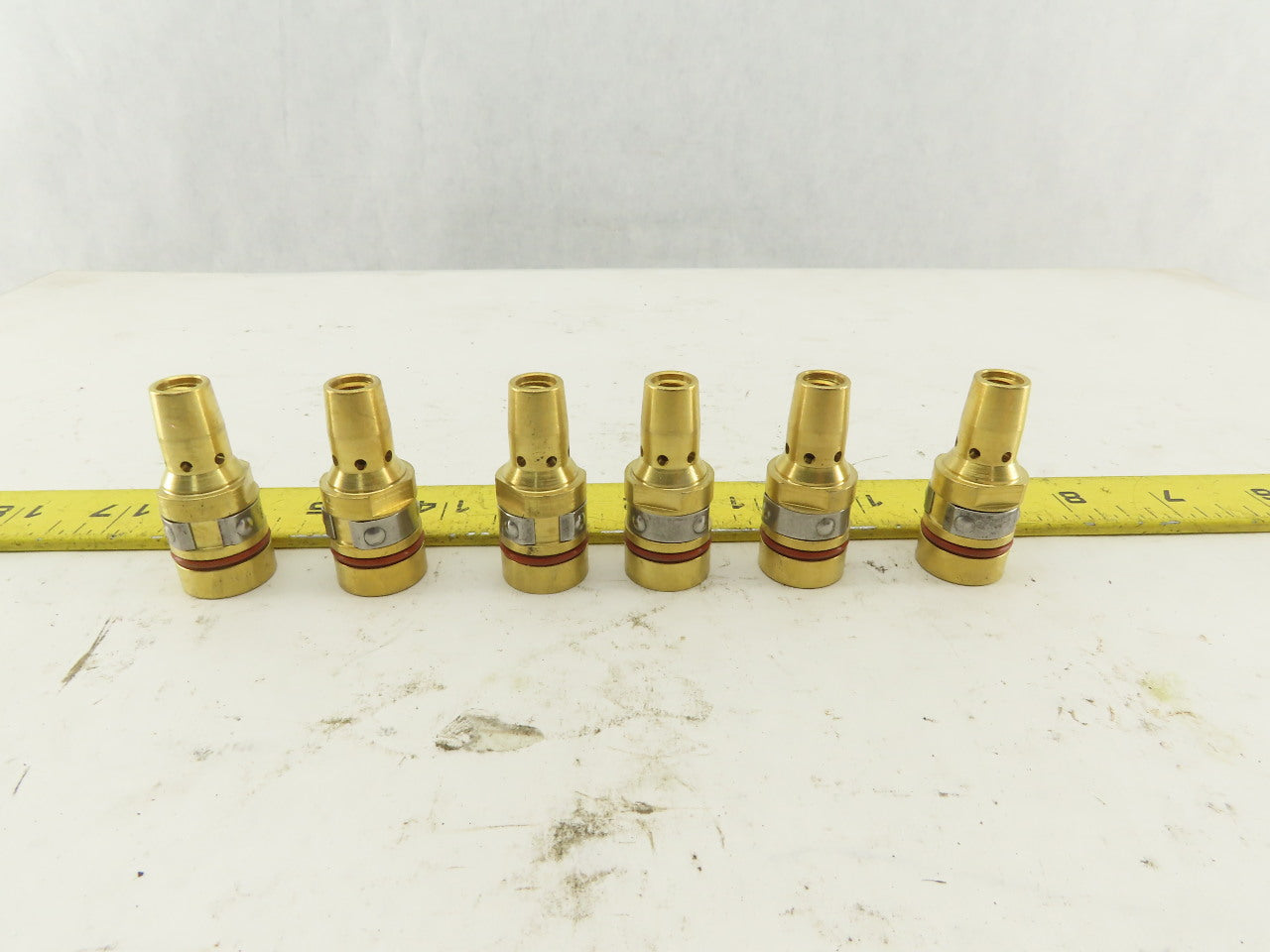 CM Industries R404-3 Robotic Welder Gas Diffuser Lot of 6