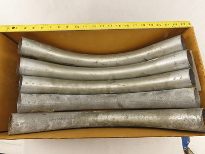 NE-7910 2" Slip Galvanized Rigid Conduit EMT Elbow 90° Lot Of 5
