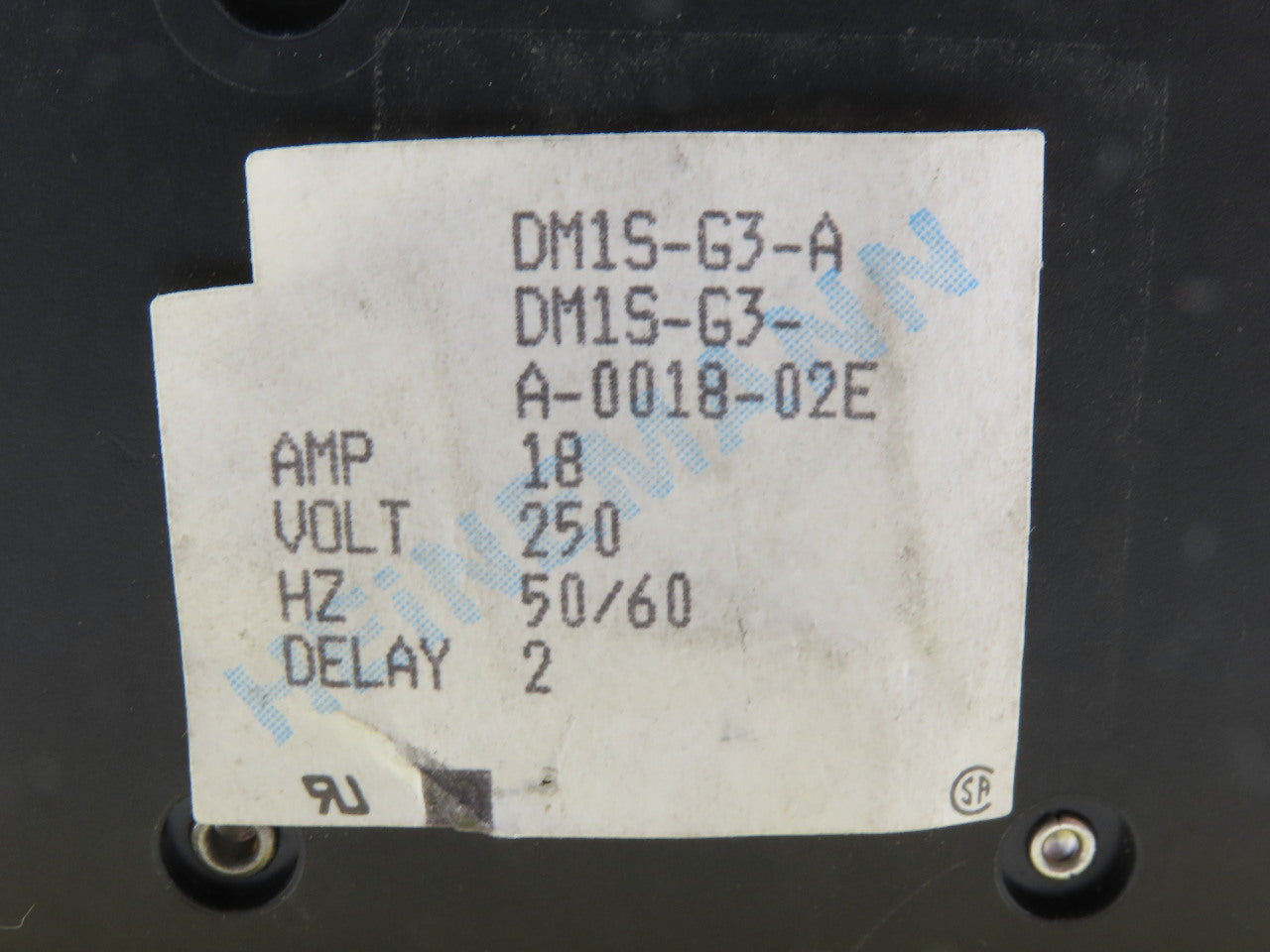 Heinemann DM1S-G3-A Re-Cirk-It 18 Amp 250V 50/60Hz Circuit Breaker