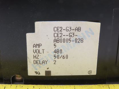 Heinemann CE2-G3-AB005-02B 5 Amp 480V 50/60Hz 2 Pole Circuit Breaker