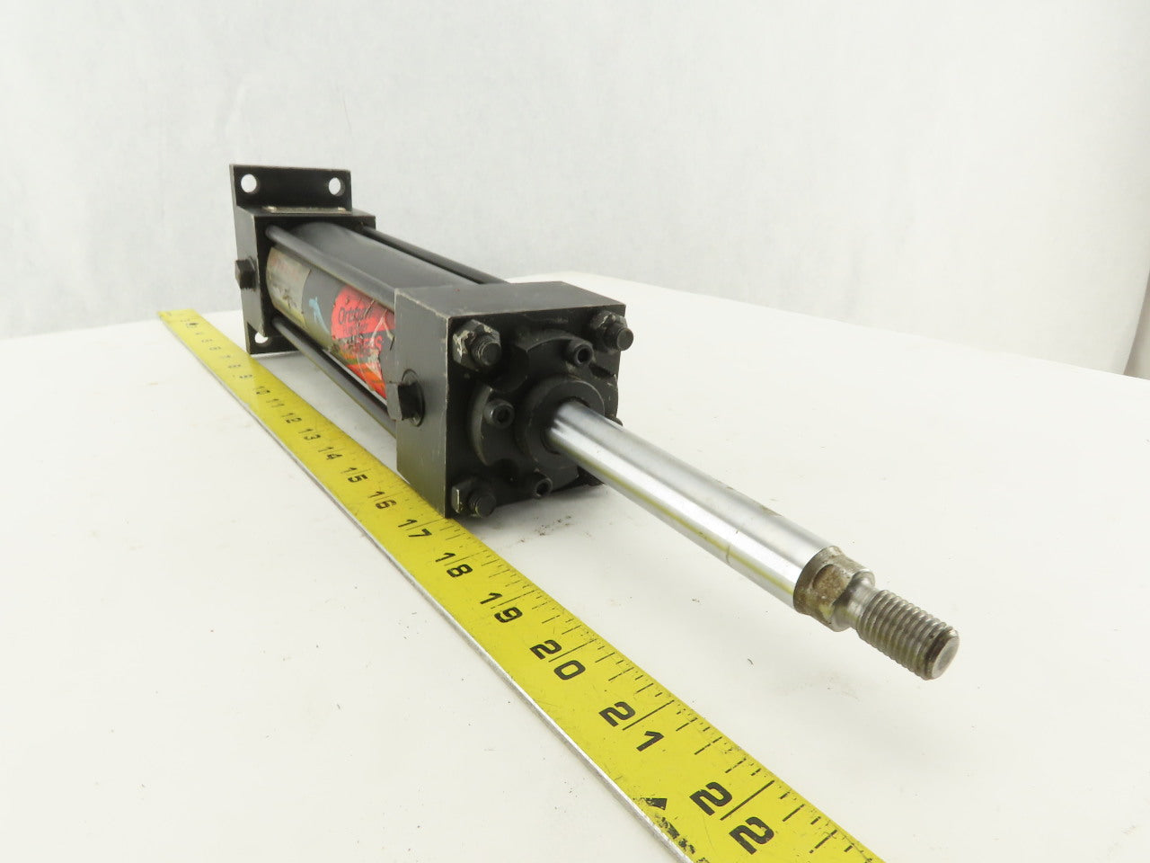 Ortman 2" Bore 6" Double Ended Stroke Pneumatic Double Acting Air Cylinder