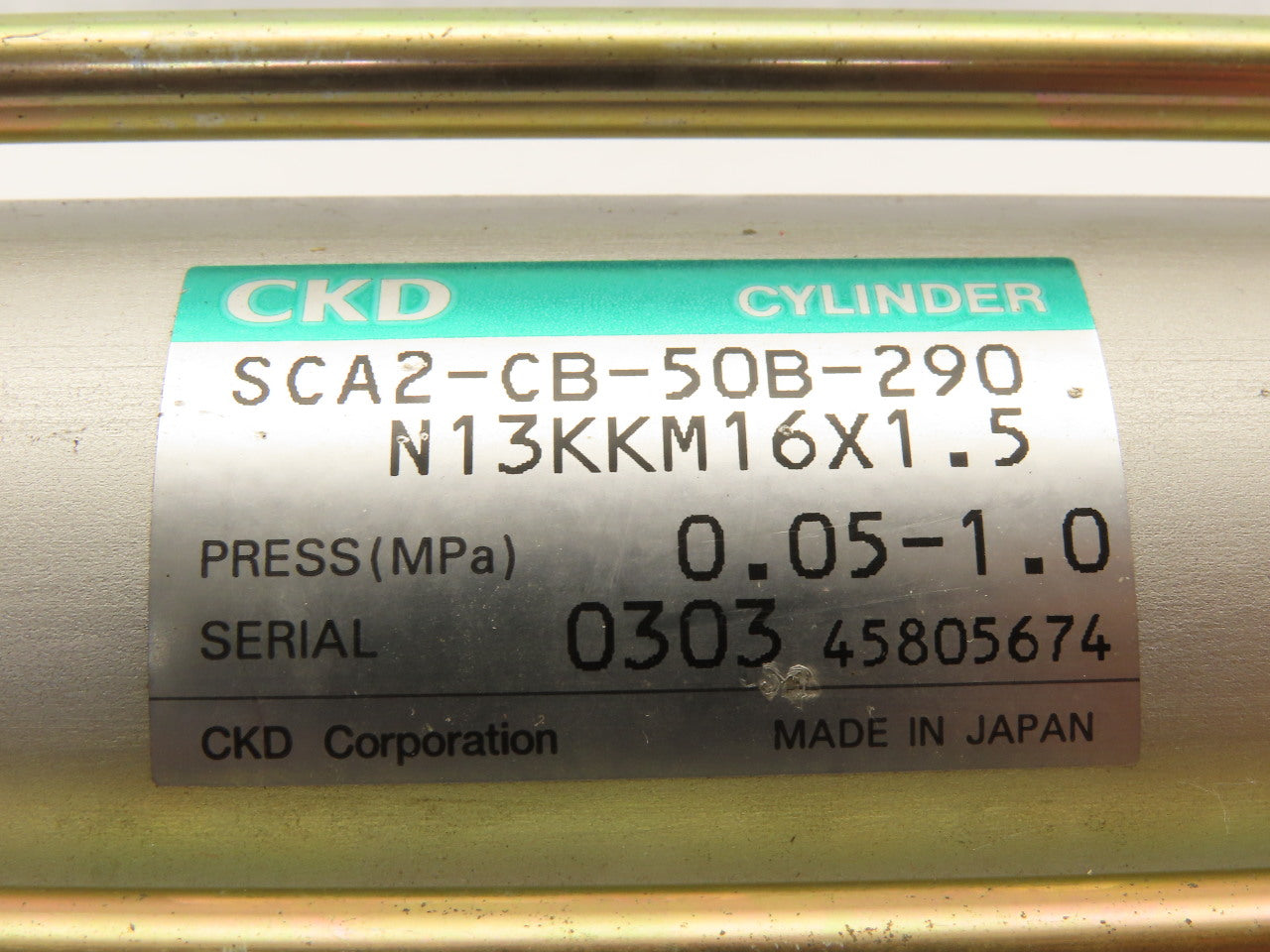CKD SCA2-CB-50B-290 50mm Bore 290mm Stroke Double Acting Air Cylinder