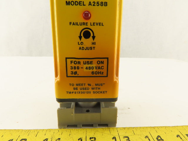 Time Mark A258B Power Monitor W/Base 380-480V 15A 60HZ